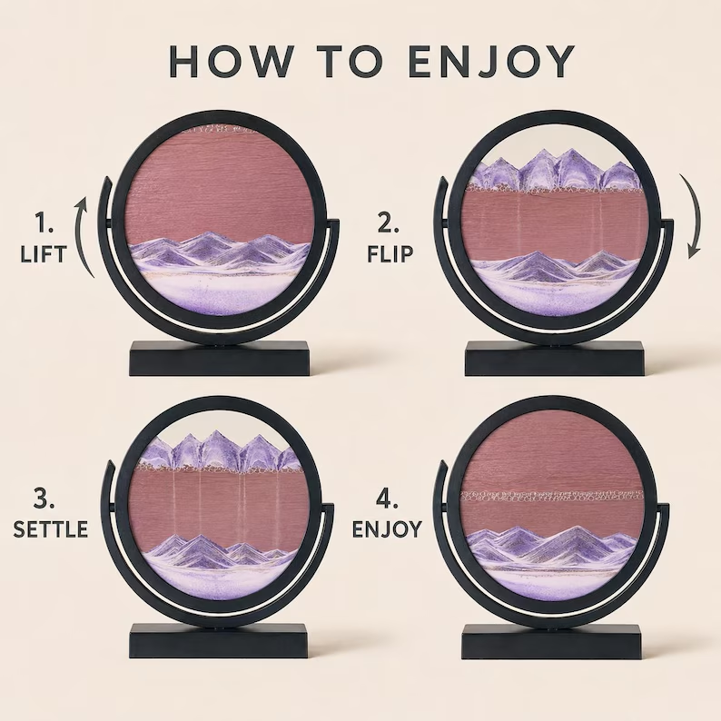 Moving Sand Art Decor